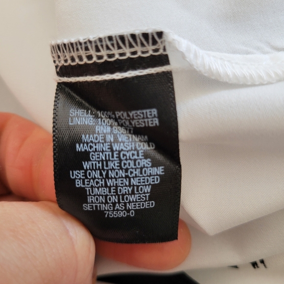 Worthington Long Sleeve Shirt Dress. - Picture 8 of 10